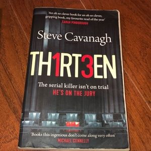 5/$25 ALL BOOKS “TH1RT3EN” novel by Steve Cavanagh